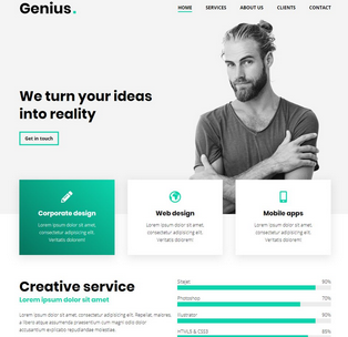 Nettsidebygger mal 4